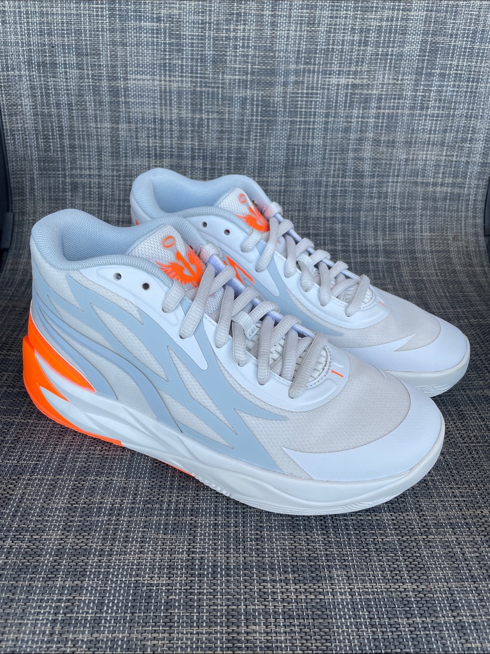 Puma MB.02 Jr 'Gorangé' LaMelo Basketball Shoes Mid Athletic Sneakers Unisex 5.5